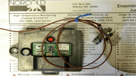limit switch installed. . Norcold refrigerator part 634677 rev e